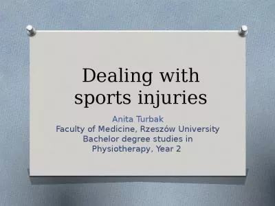 Dealing  with  sports   injuries