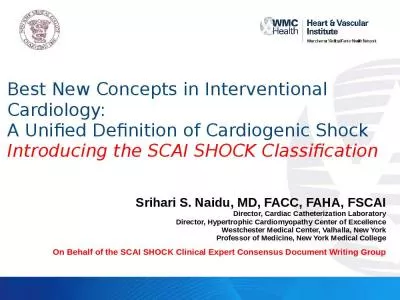 Best New Concepts in Interventional Cardiology: