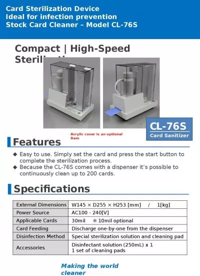 Card Sterilization Device