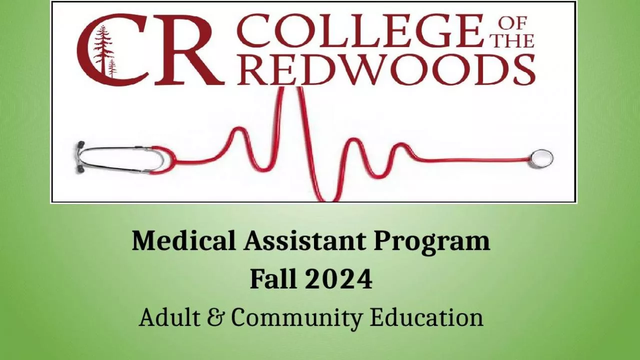 PPT-Medical Assistant Program