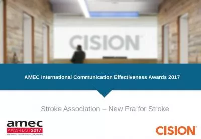 Stroke Association – New Era for Stroke