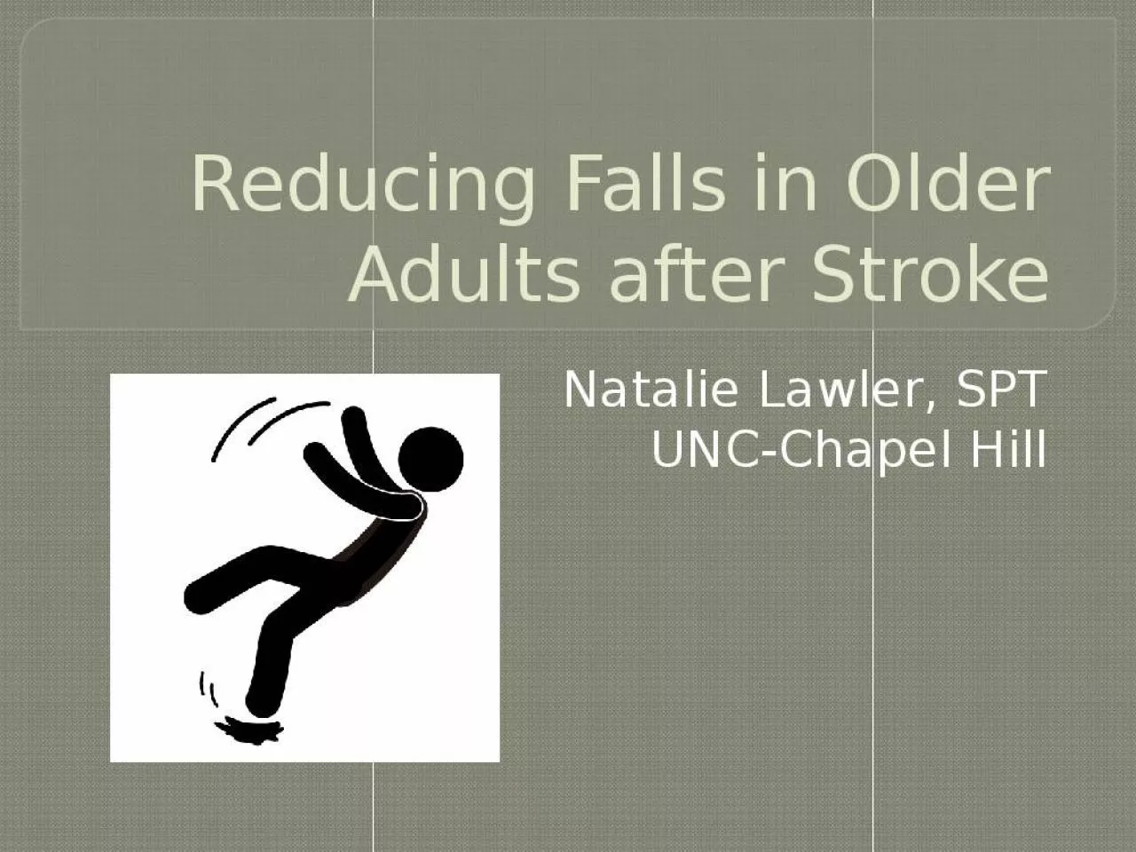 PPT-Reducing Falls in Older Adults after Stroke