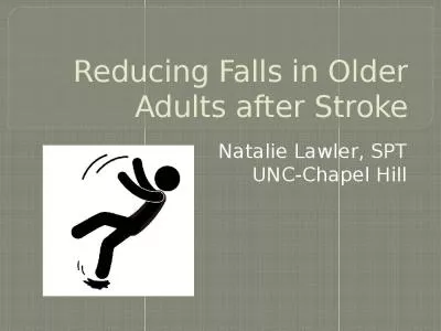 Reducing Falls in Older Adults after Stroke