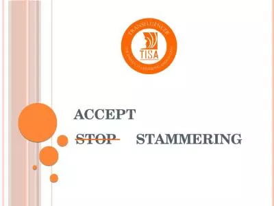 STOP     STAMMERING  ACCEPT