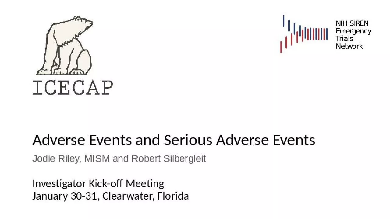 PPT-Adverse Events and Serious Adverse Events