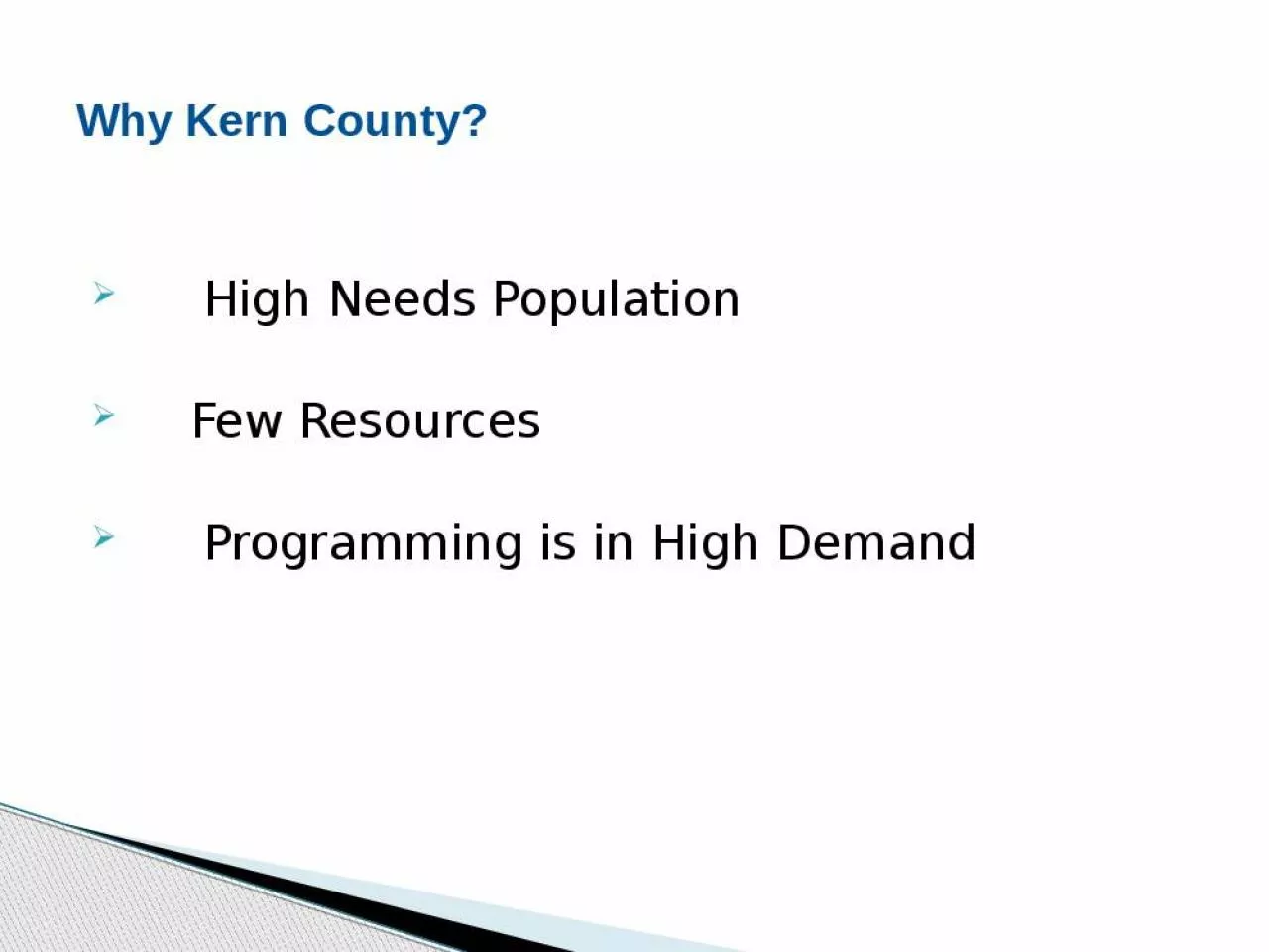 PPT-High Needs Population