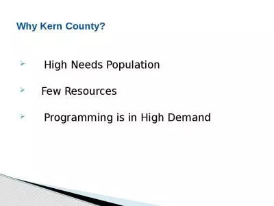 High Needs Population