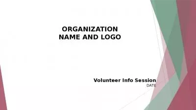 Volunteer Info Session DATE