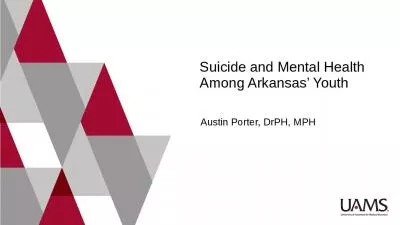 Suicide and Mental Health Among Arkansas’ Youth