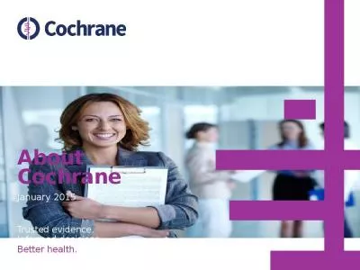 About Cochrane January 2015