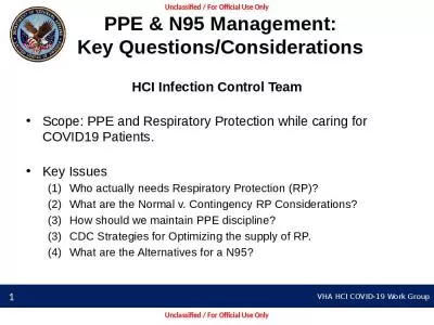 PPE & N95 Management: