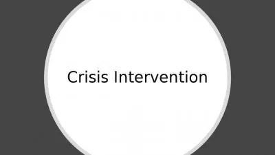 Crisis Intervention Crisis