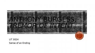 Anthony Burgess,   Tremor