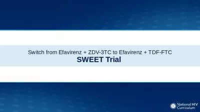 Switch from Efavirenz + ZDV-3TC to Efavirenz + TDF-FTC