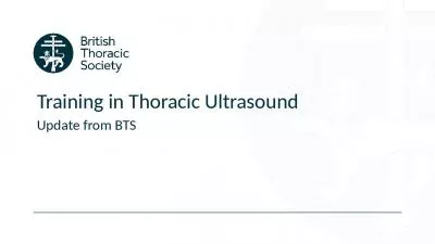 Training in Thoracic Ultrasound