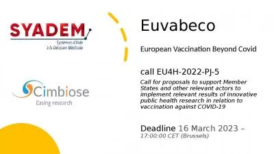 Euvabeco European  Vaccination Beyond Covid