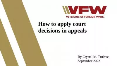 How to apply court decisions in appeals