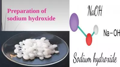 Preparation of  sodium hydroxide