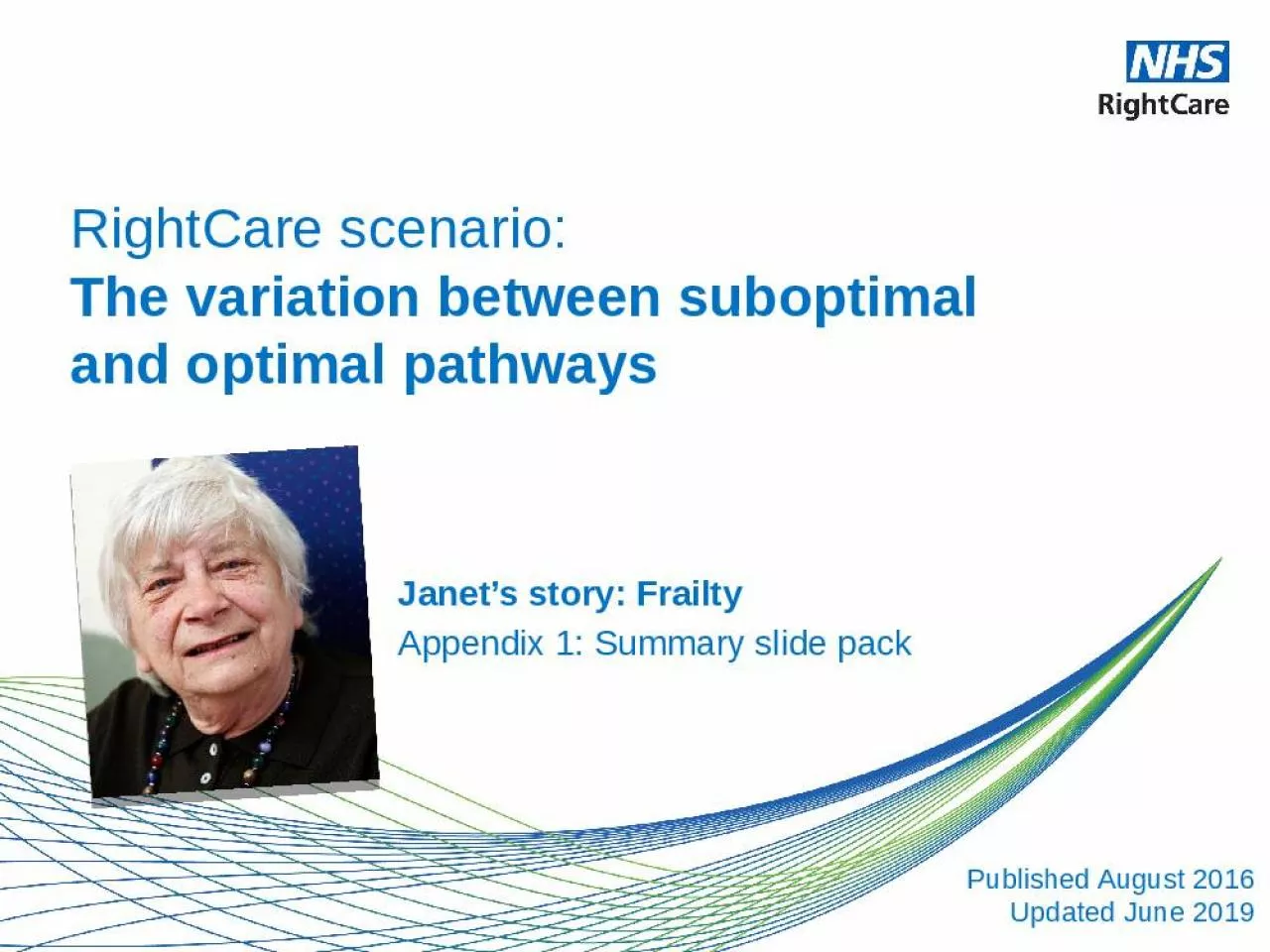 PPT-RightCare scenario: The variation between suboptimal and optimal pathways