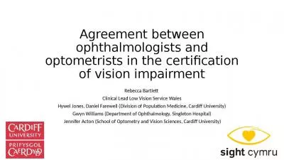 Agreement between ophthalmologists and optometrists in the certification of vision impairment