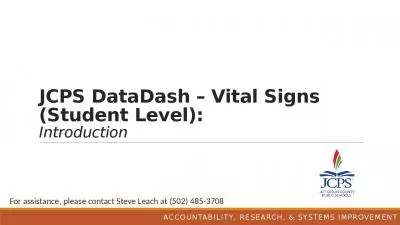 JCPS DataDash – Vital Signs (Student Level):