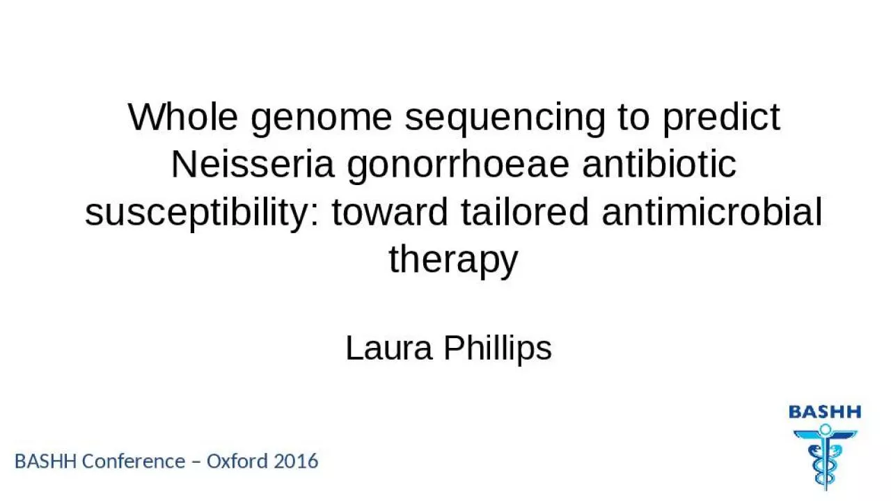 PPT-Whole genome sequencing to predict Neisseria