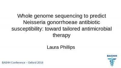 Whole genome sequencing to predict Neisseria