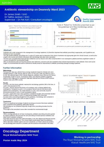 Antibiotic stewardship on