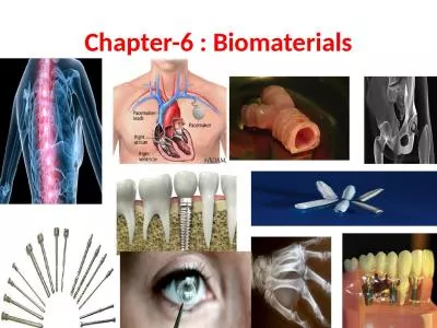 Chapter-6 : Biomaterials