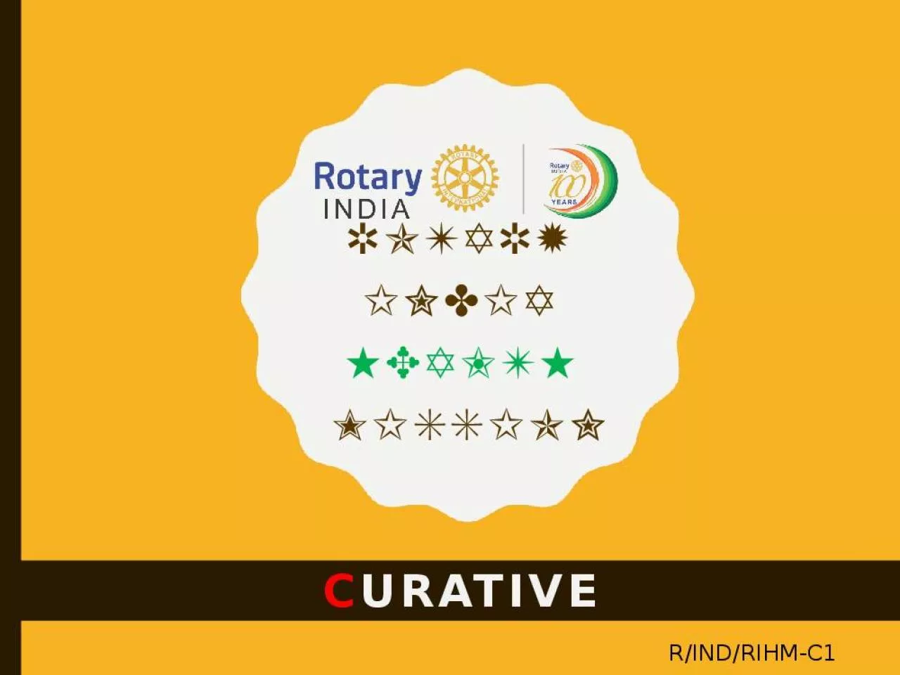 PPT-C URATIVE Rotary India HEALTH