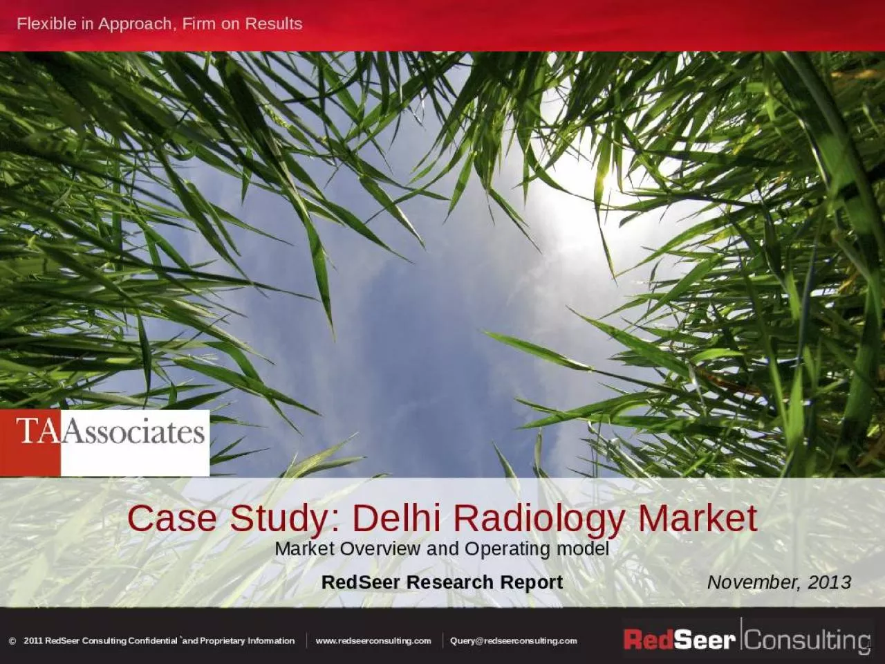 PPT-1 Case Study: Delhi Radiology Market