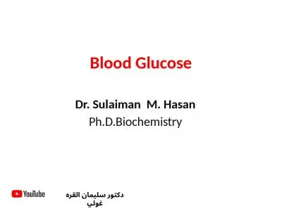 Blood Glucose Dr.  Sulaiman