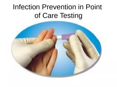 Infection Prevention in Point