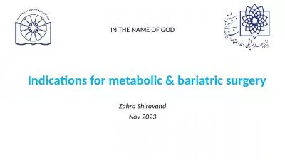 IN THE NAME OF GOD Zahra Shiravand