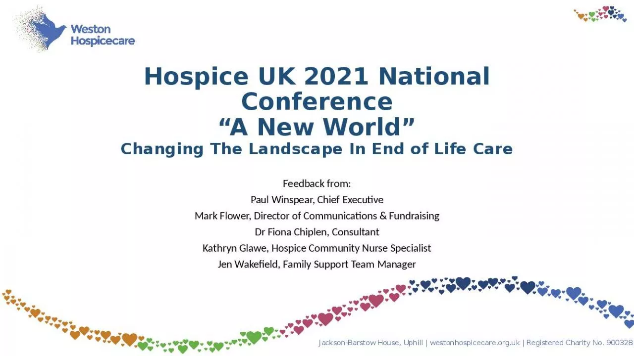 PPT-Hospice UK 2021 National Conference