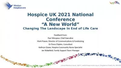 Hospice UK 2021 National Conference