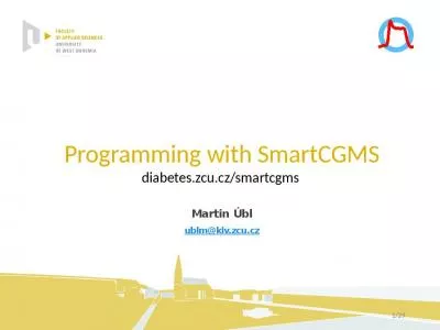 Programming   with   SmartCGMS