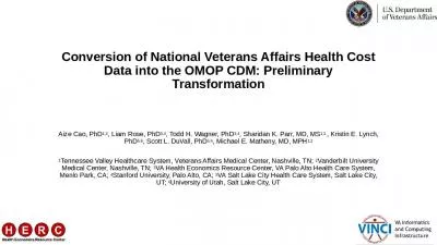 Conversion National Veterans Affairs Health Preliminary Wagner