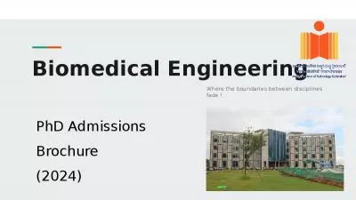 Biomedical Admissions Brochure Admissions Biomedical Engineering