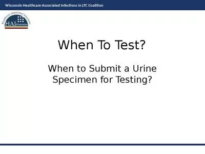 Submit Urine Specimen Toolkit Module Narration Eslinger Medical Center