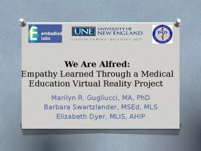 Learned Through Medical Education Virtual Reality Project Marilyn