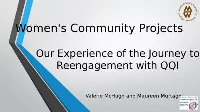 Experience Journey Reengagement Community Projects Valerie Maureen