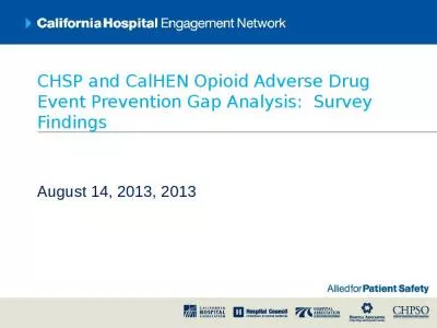 Opioid Adverse Event Prevention Analysis Survey Opiate Adverse Event