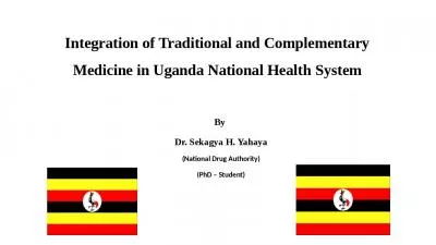 Integration Traditional Complementary Medicine Uganda National Health