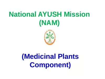 National Mission Medicinal Plants Component About