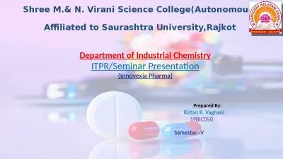 Shree Virani Science Affiliated Saurashtra Department Industrial