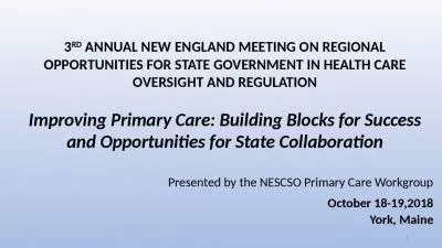 Primary Building Blocks Success Opportunities State Primary Workgroup