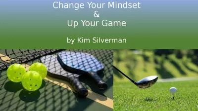 Change Gameby Silverman Tournament Energy Author Possible Mindset