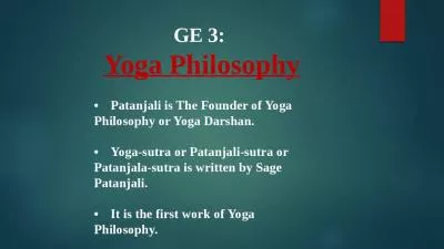 Founder Philosophy Patanjalisutra Patanjalasutra Patanjali Philosophy