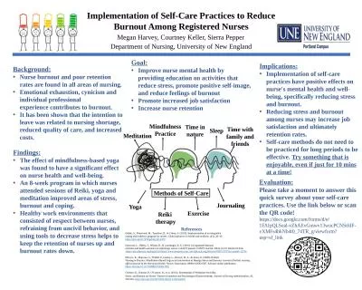 Implementation Practices Reduce Burnout Among Registered Harvey